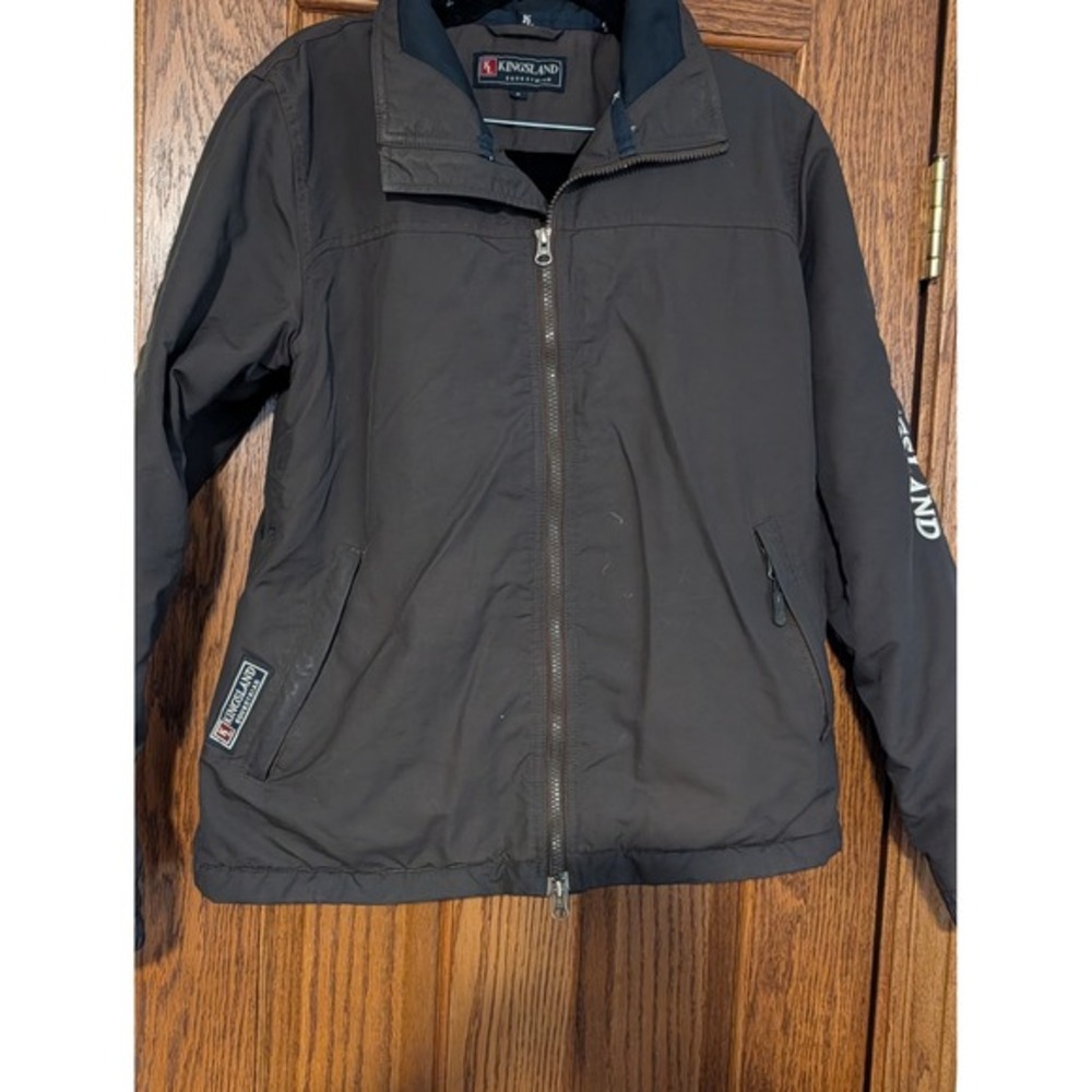 Kingsland‎ Equestrian Full Zip Jacket Women's Size Medium Brown Lined